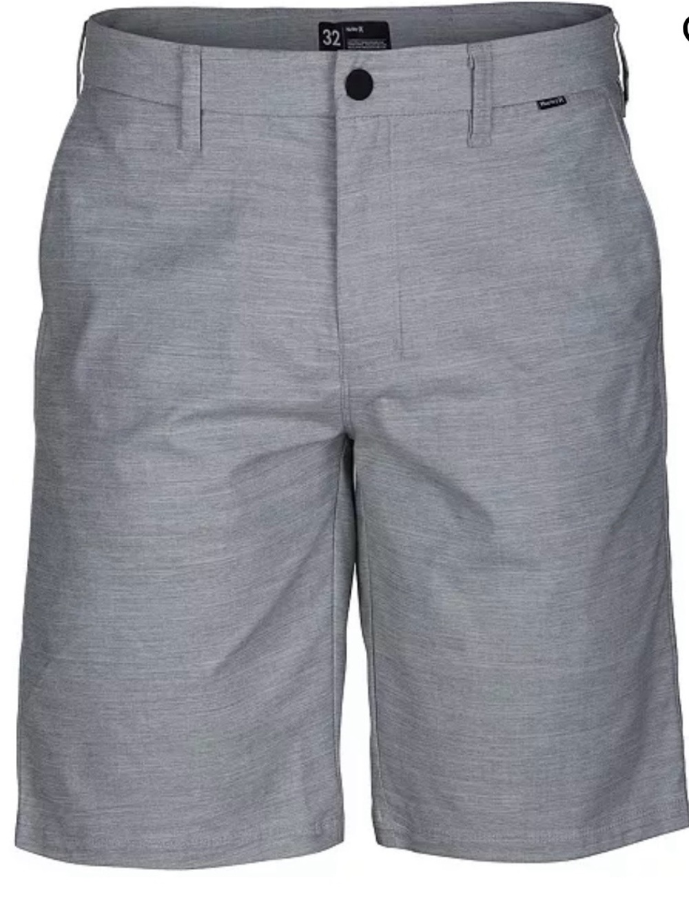 Dri Breathe 21” Men’s Hurley Heather Gray Flat-Front Performance Shorts